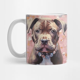 Staffy puppy art Mug